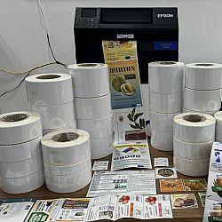 Decal PVC khổ 100mm x 55m mặt bóng (Glossy)