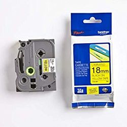 TZe-641 Nhãn tiêu chuẩn, chữ đen trên nền vàng 18mm
