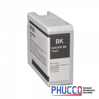 Mực in Epson SJIC40P-K:INK CART. FOR CW-C6050/C6550