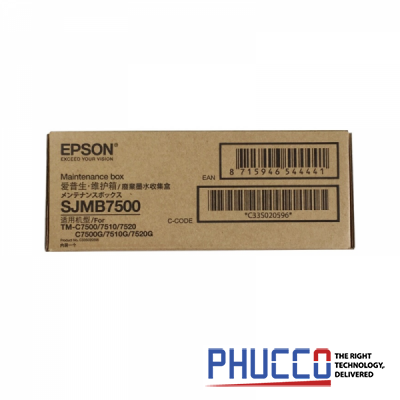 Hộp mực thải Epson SJMB7500:MAINTENANCE BOX FOR TM-C7500 Series
