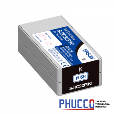 Mực in Epson SJIC23P(K):INK CARTRIDGE FOR TM-C3510