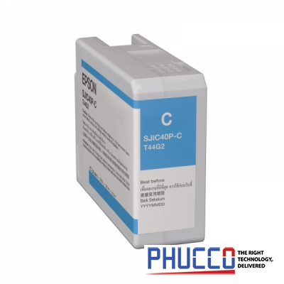Mực in Epson SJIC40P-C:INK CART. FOR CW-C6050/C6550