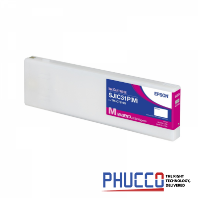 Mực in Epson SJIC31P(M):INK CART. FOR TM-C7510G