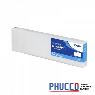 Mực in Epson SJIC31P(C):INK CART. FOR TM-C7510G