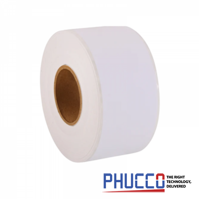 Giấy Decal Polypropylene khổ 100mm x 30m mặt mờ (MATT)