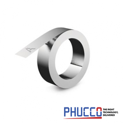 Nhãn in Embosser_ Nhôm không có chất dính (12mm x 4,8m)
