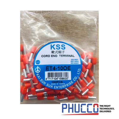 Đầu nối cáp điện Cord And Terminal KSS ET4-10OE