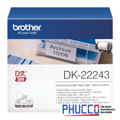 DK-22243 Nhãn giấy liên tục 102mm x 30m