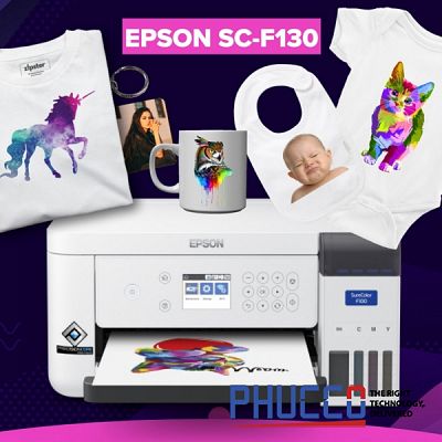Máy in thăng hoa Epson SureColor SC-F130 A4 Tích Hợp Công Nghệ In Chuyển Nhiệt Hiện Đại