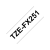 TZe-FX251 Nhãn siêu dẻo, chữ đen trên nền trắng 24mm